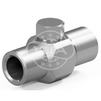 Клапан обратный подъемный муфтовый Dn50 Pn160 10Х17Н13М2Т 16нж48нж