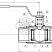Кран цельносварной полнопроходной муфтовый Dn15 Pn16 12Х18Н10Т 10нж9пм