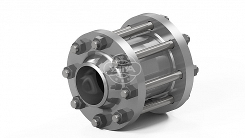 Клапан обратный тарельчатый Dn100 Pn16 08Х18Н10Т